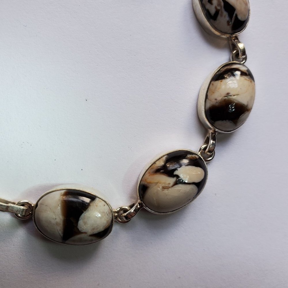 JASPER STERLING SILVER BRASELET - Picture 11 of 12